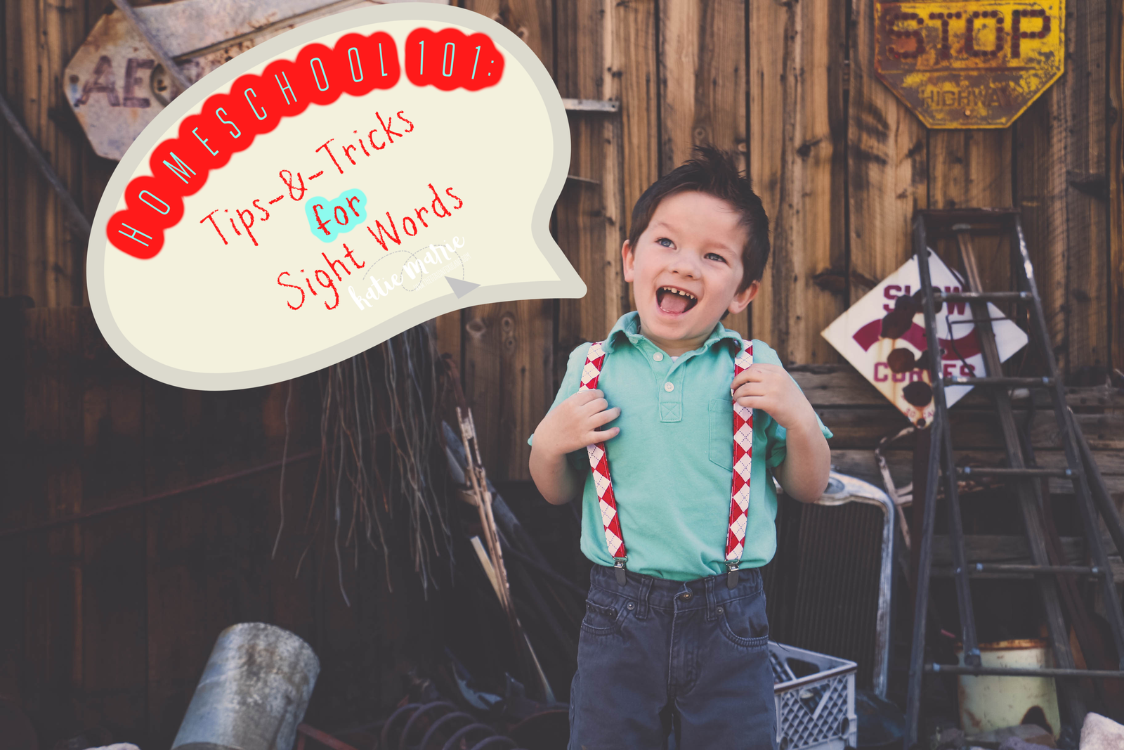 Sight Words, Title – {the girl on foxy lane}